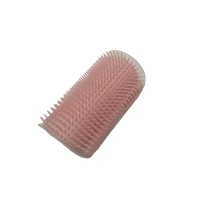 Wholesale Cats Wall Corner Comb Brush Cat Self Groomer Massage Brush with Catnip