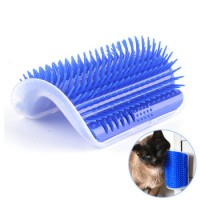 Cat self groomer with catnip auto-toiletteur corner itch Massage brush