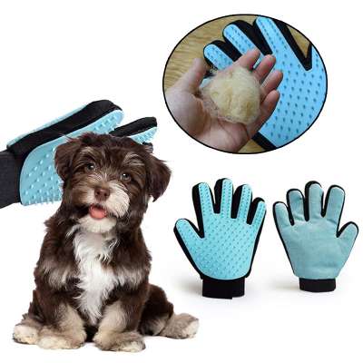 Anti-static Non-woven Fabric Grooming Cleaning Brush Five Fingers Pet Bath Massage  Grooming Dog Bathing Supplies